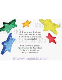 Kinderkaart zie ik sterren...