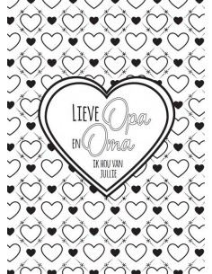 Kleurkaart Lieve Opa en oma
