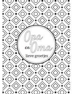 Kleurkaart Opa en oma