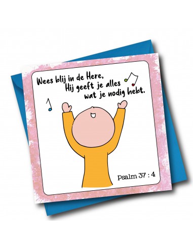 Wees blij in de Here