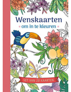 Wenskaarten om in te kleuren