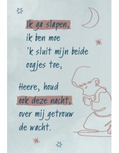 Ik ga slapen, ik ben moe