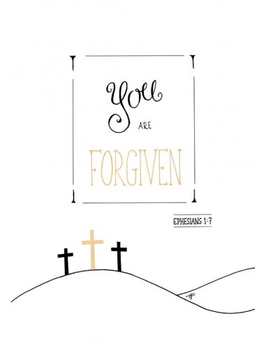 You are forgiven