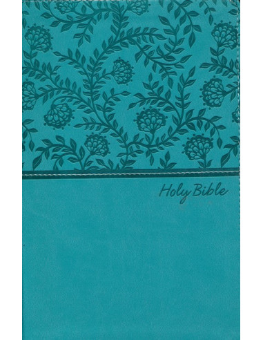 KJV - Deluxe Gift Bible, Blue Imit. Leat