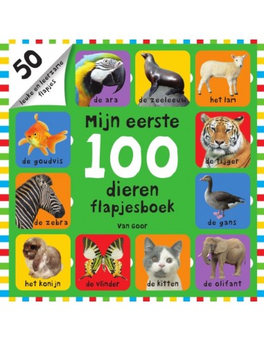 Mijn eerste 100 dieren flapjesboek