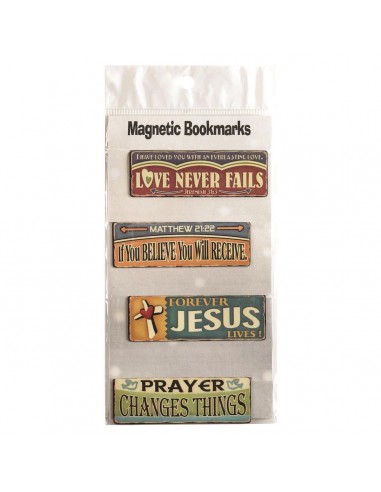 Magnetic Bookmark Love never fails