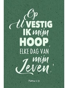 Wenskaart op U vestig ik...