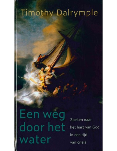 Weg door het water