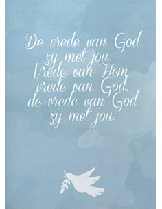 Wenskaart De vrede van God...