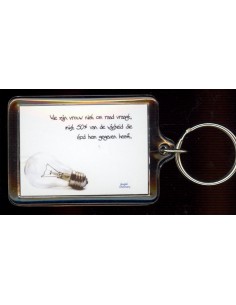 Sleutelhanger wie zijn...