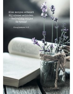 Poster elke morgen schenkt...