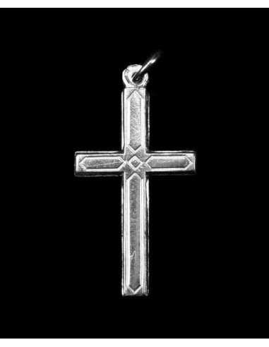Hanger zilver kruis 25 mm