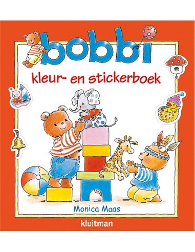 Bobbi kleur- en stickerboek