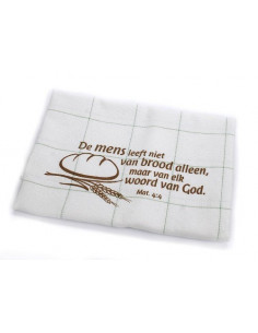 Theedoek groen de mens...