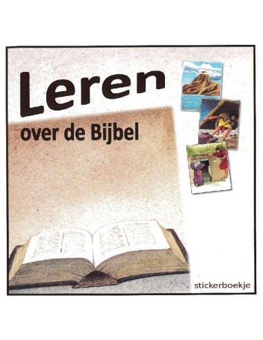 Stickerboekje leren over de bijbel
