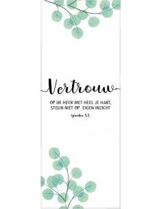 Boekenlegger vertrouw op de...