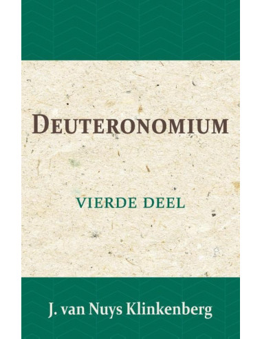 Bijbelverklaring deuteronomium  POD