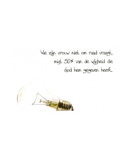 Minikaart wie zijn vrouw...