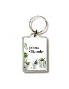 Sleutelhanger je bent...