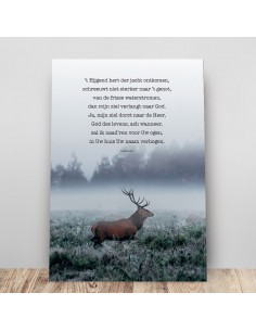 Metalen wandbord A3 Hijgend...