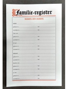 Inlegvel familie-register...
