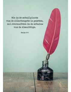 In de schuilplaats van de...