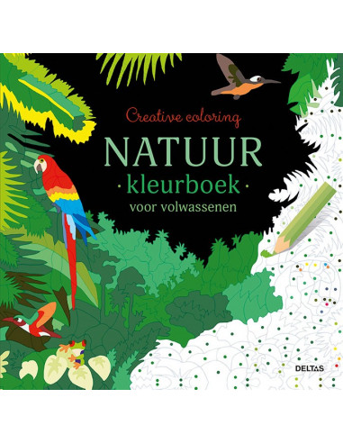 Natuur kleurboek voor volwassenen