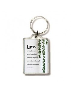 Sleutelhanger love never...