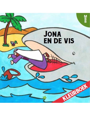 Jona en de vis kleurboek
