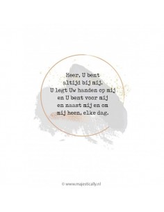 Wenskaart Heer U bent...