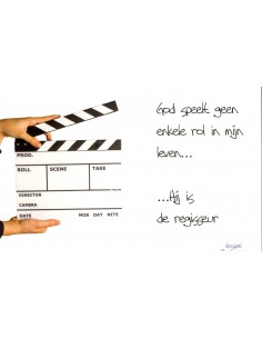 Prentbriefkaart God speelt...