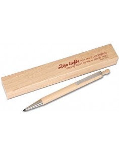 Vulpotlood hout in etui...