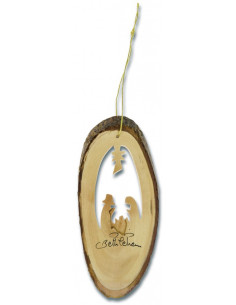 Kribbe boomstronk olijfhout...