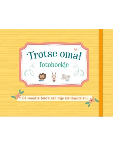 Trotse oma! fotoboekje (geel)