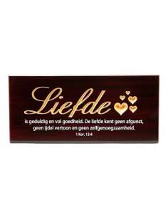 Wandbord hout 22x10cm...