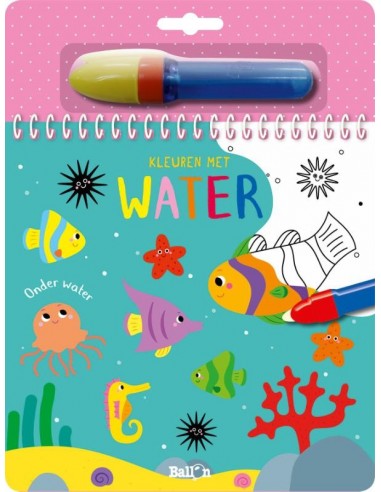 Kleuren met water onder water