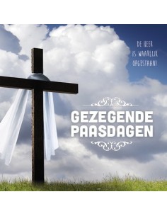 Kaart gezegende paasdagen...