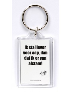 Sleutelhanger visje ik sta...