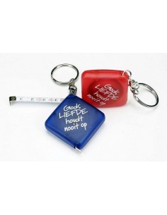 Sleutelhanger rolmaat tekst...