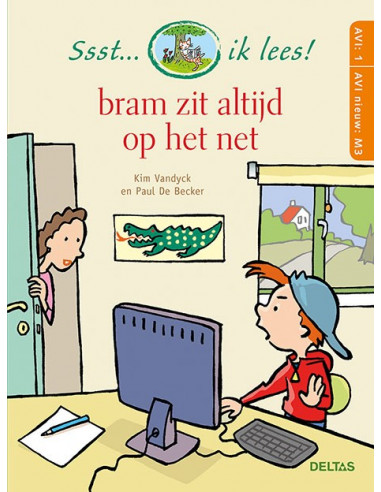 Bram zit altijd op het net