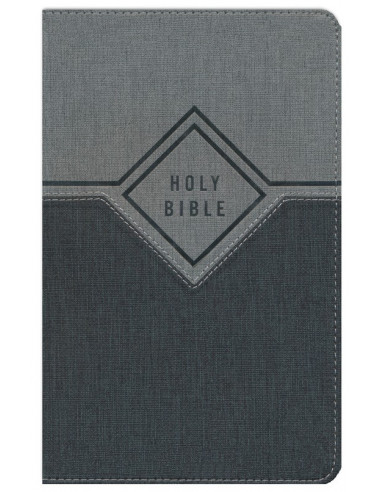 NIV - Prem. Gift Bible, Black/Grey, Lthr