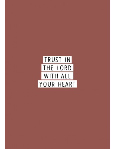 Trust in the Lord