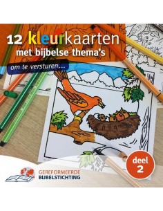 12 kleurkaarten dl2 met...