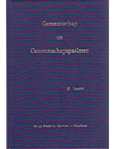 Gemeenschap en gemeenschapspsalmen