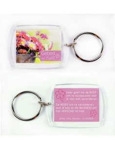 Sleutelhanger gebed om rust