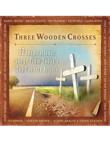 Three wooden crosses compilation
