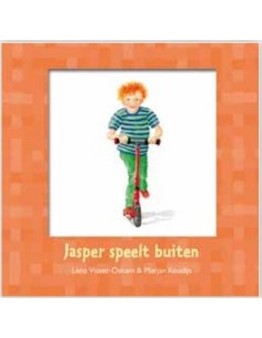 Jasper speelt buiten