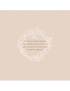 Aan het kruis leek u verslagen