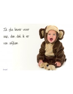 Prentbriefkaart ik sta...