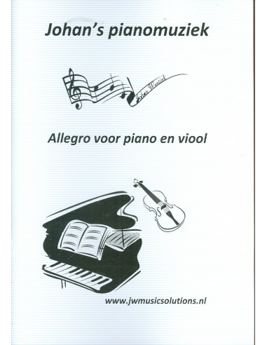 Pianomuziek Allegro voor piano en viool